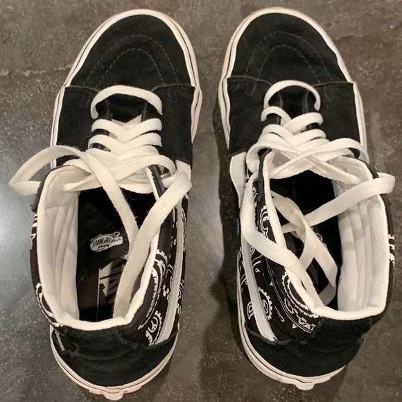 Men’s Vans Sk8 Hi Peace Paisley - Picture 6 of 13